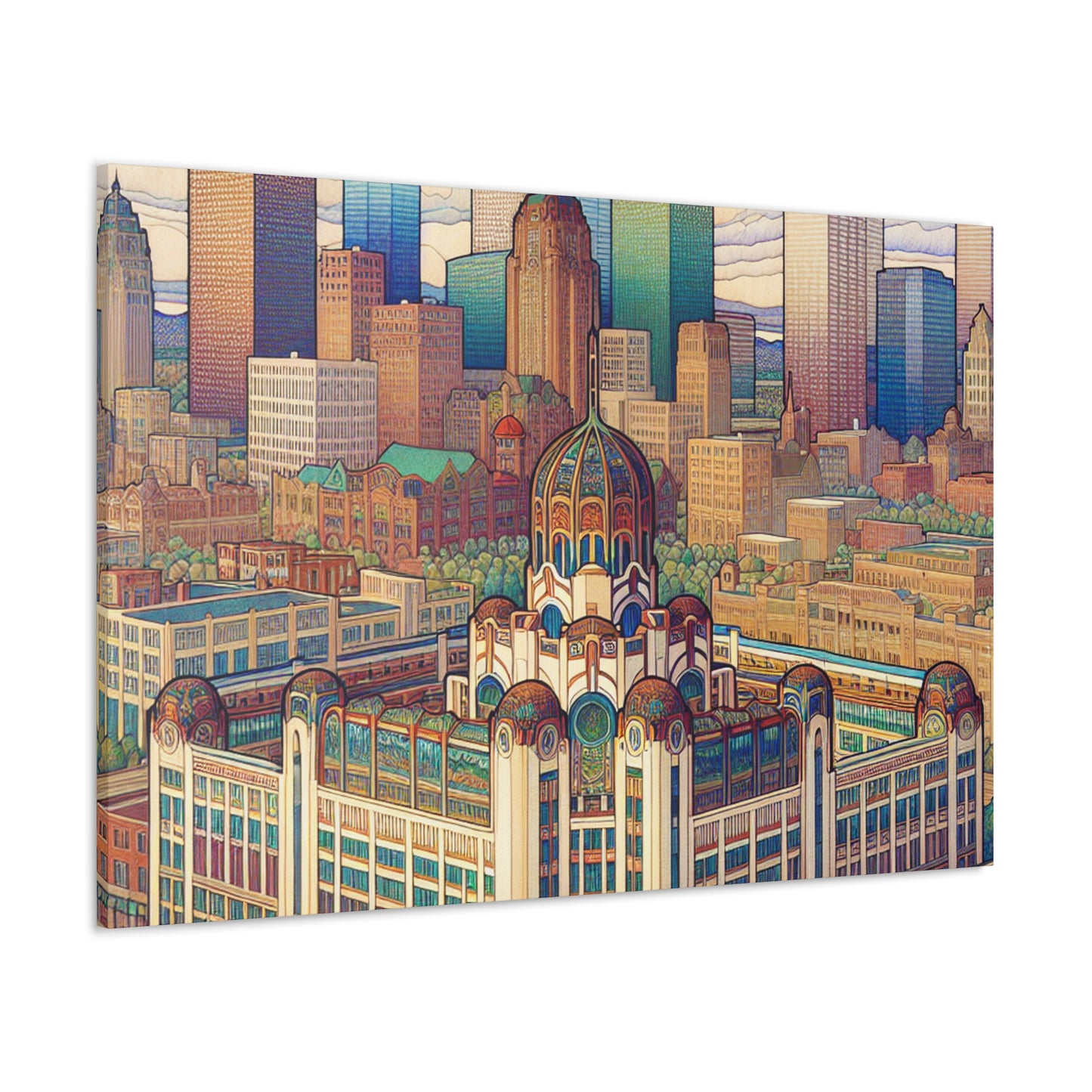 "Enchanted Mile-High Metropolis" - Canvas