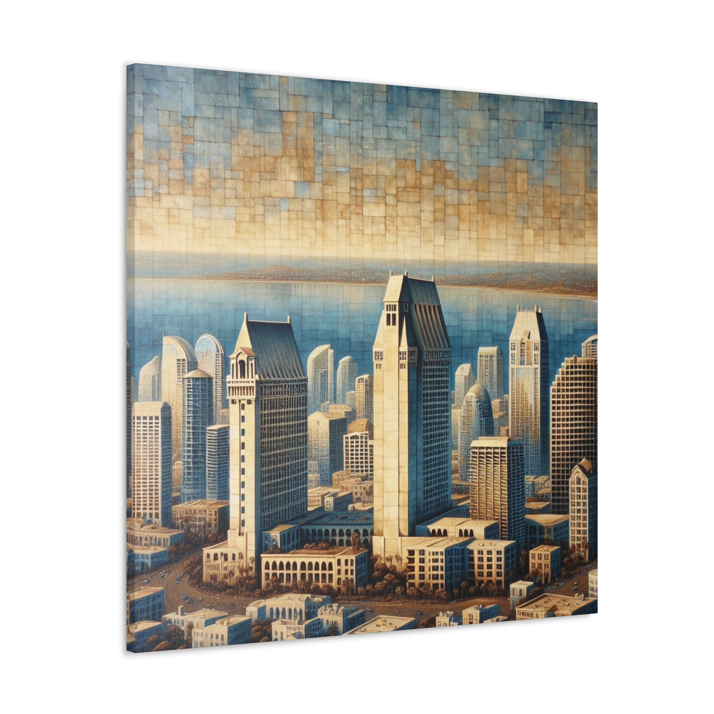 "Seaside Symphony: San Diego" - Canvas