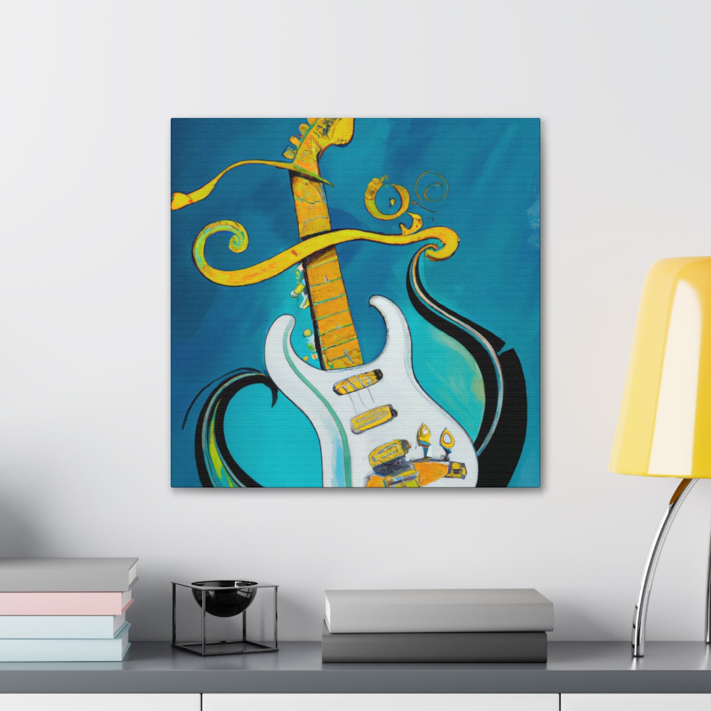 Fender in Art Nouveau - Canvas