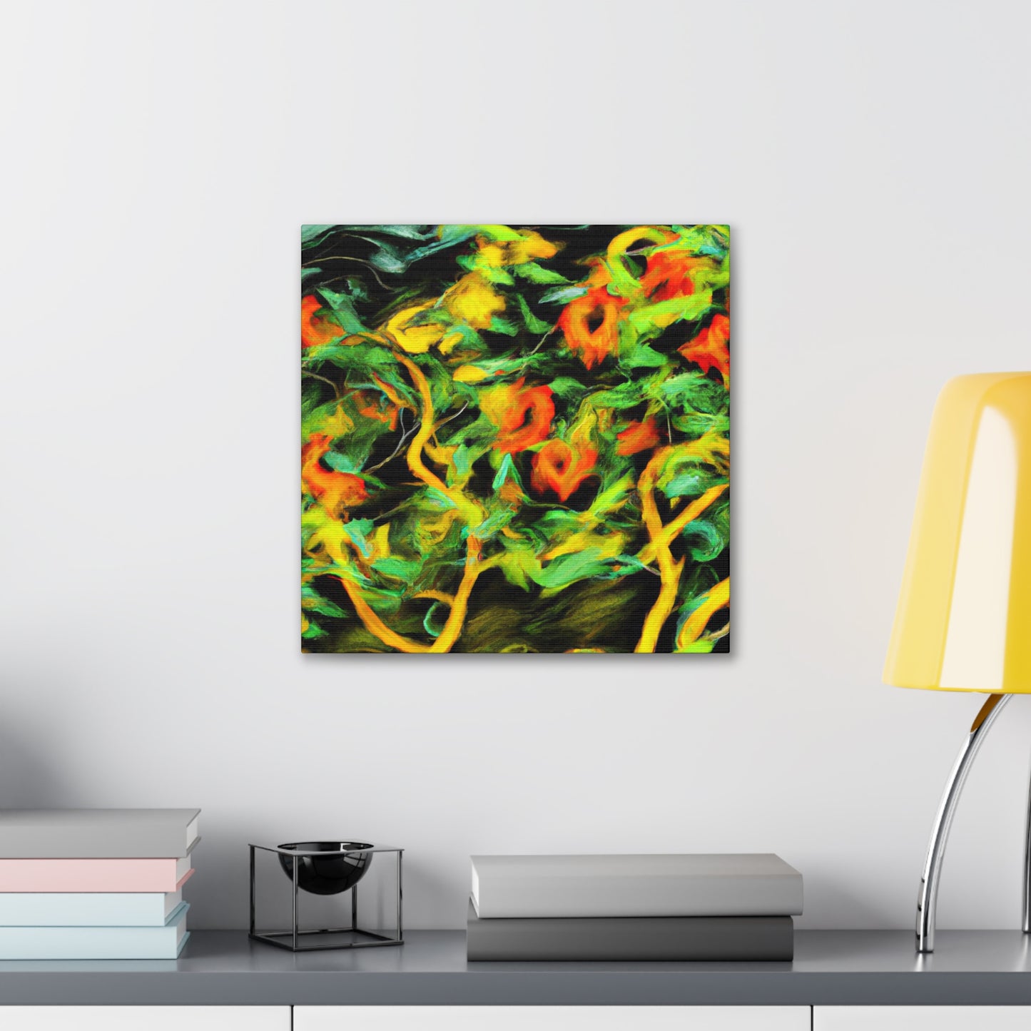 "Sunflower in Abstraction" - Canvas