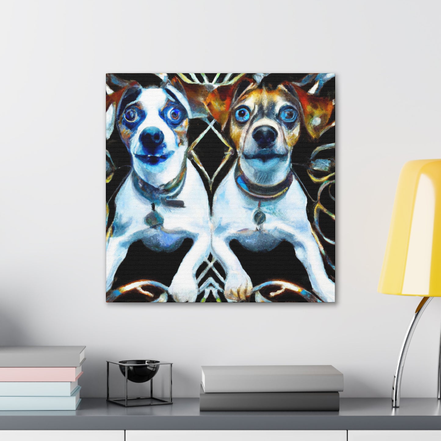 "Jack Russell Reflection" - Canvas