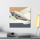 "Vintage Aviation Splendor" - Canvas