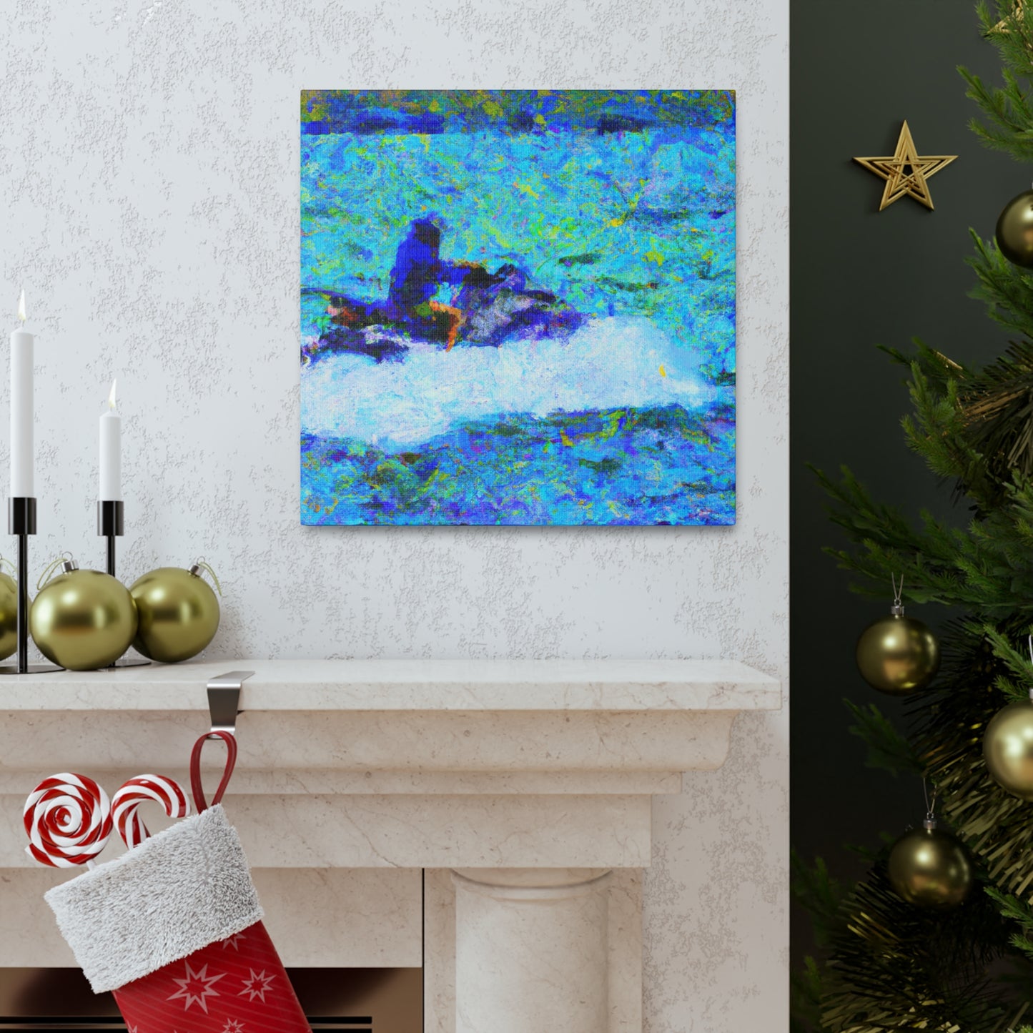 "Jet Skiing Impressionism" - Canvas