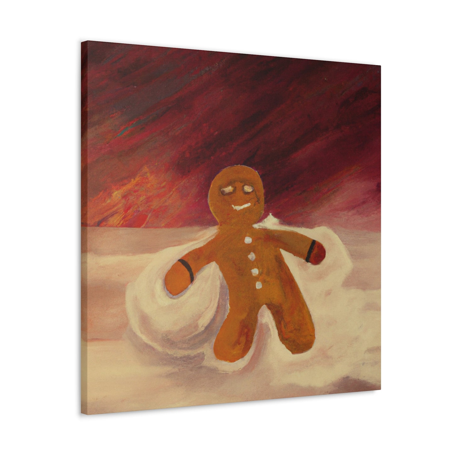 Gingerbread Man Dreamscape - Canvas