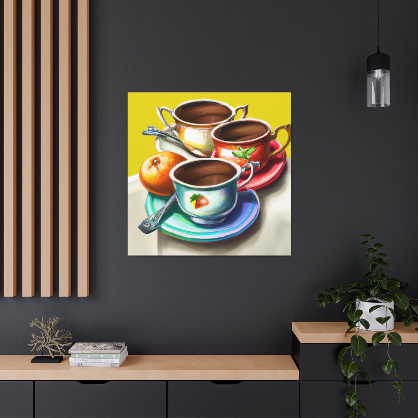 Tea Hour Reflection - Canvas