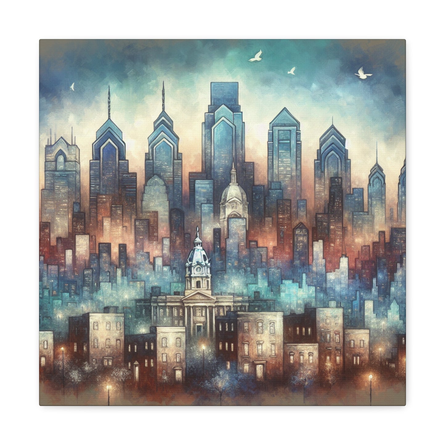 "Colonial City Charisma" - Canvas