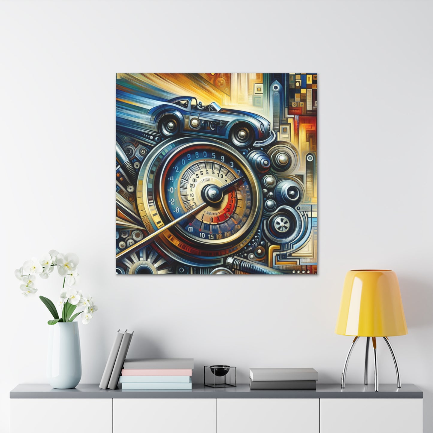 "Revolutionary Speed Chaos" - Canvas