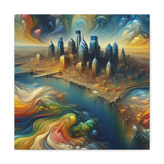 City of Brotherly Hues - Canvas