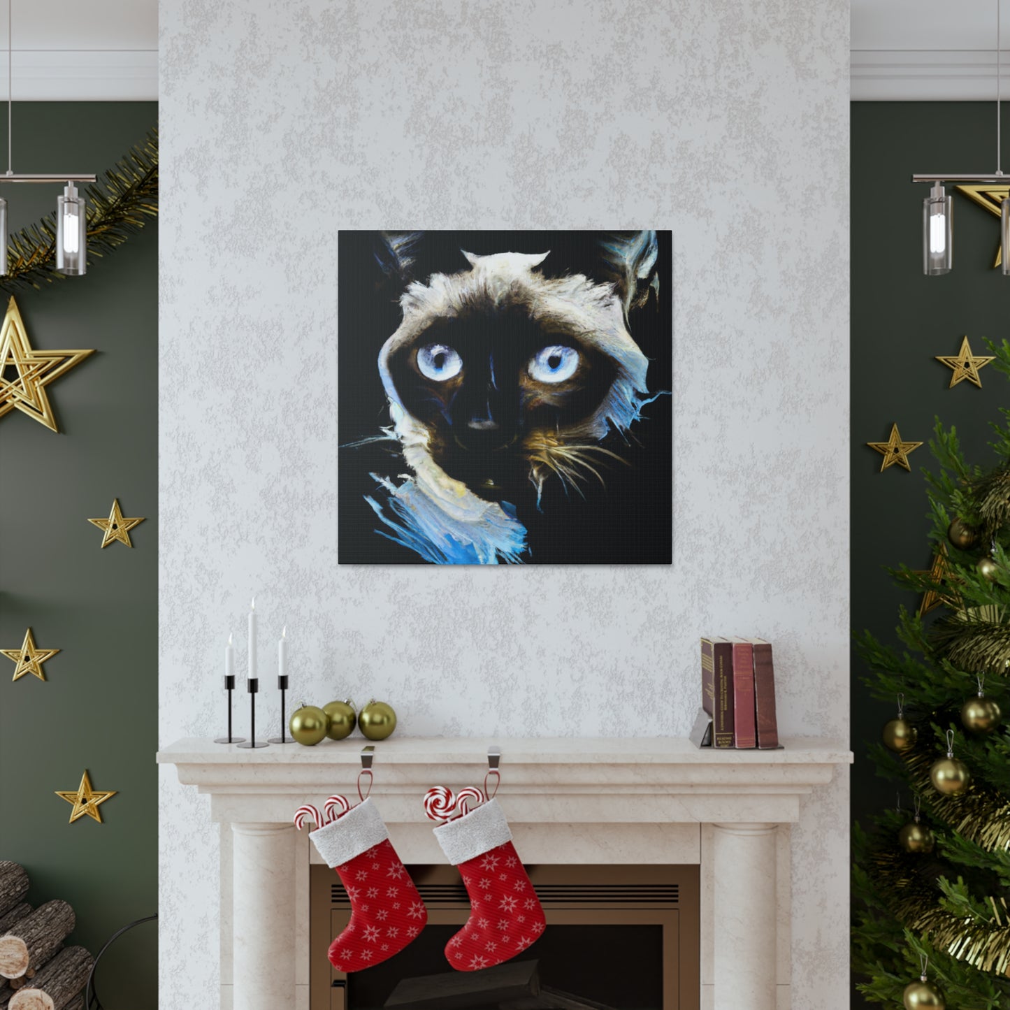 Siamese Legacy Portrait - Canvas