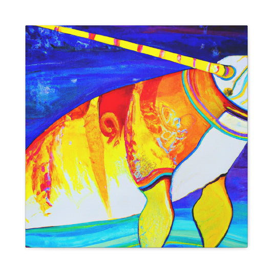 "Narwhal: Deco Dream" - Canvas