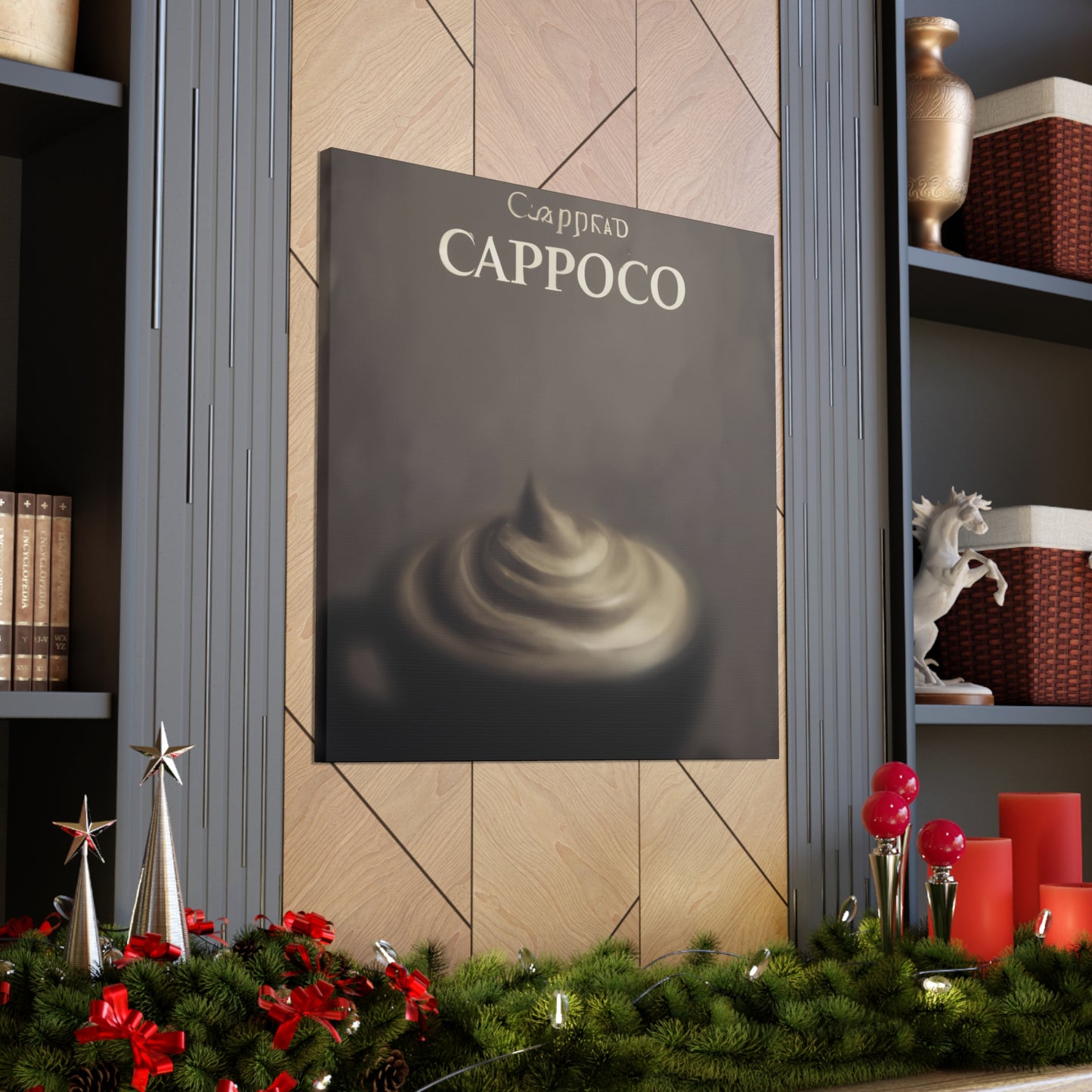 "Cappuchino's Baroque Beauty" - Canvas