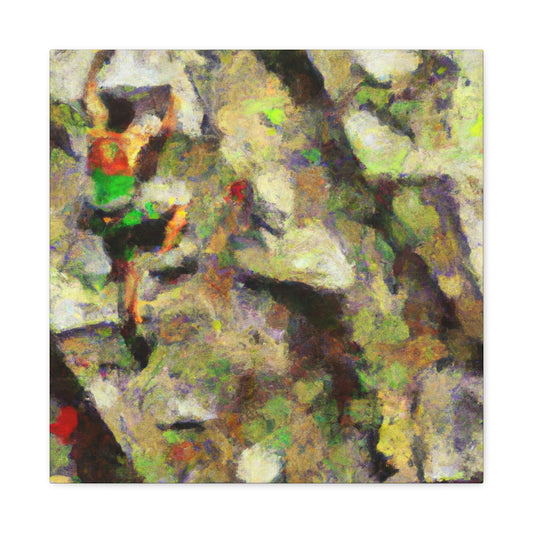 Climbing with Impressionism - Canvas