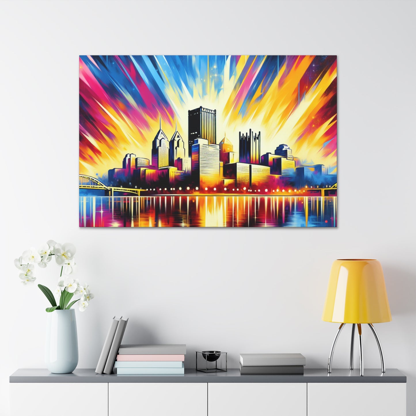 Steel City Symmetry - Canvas