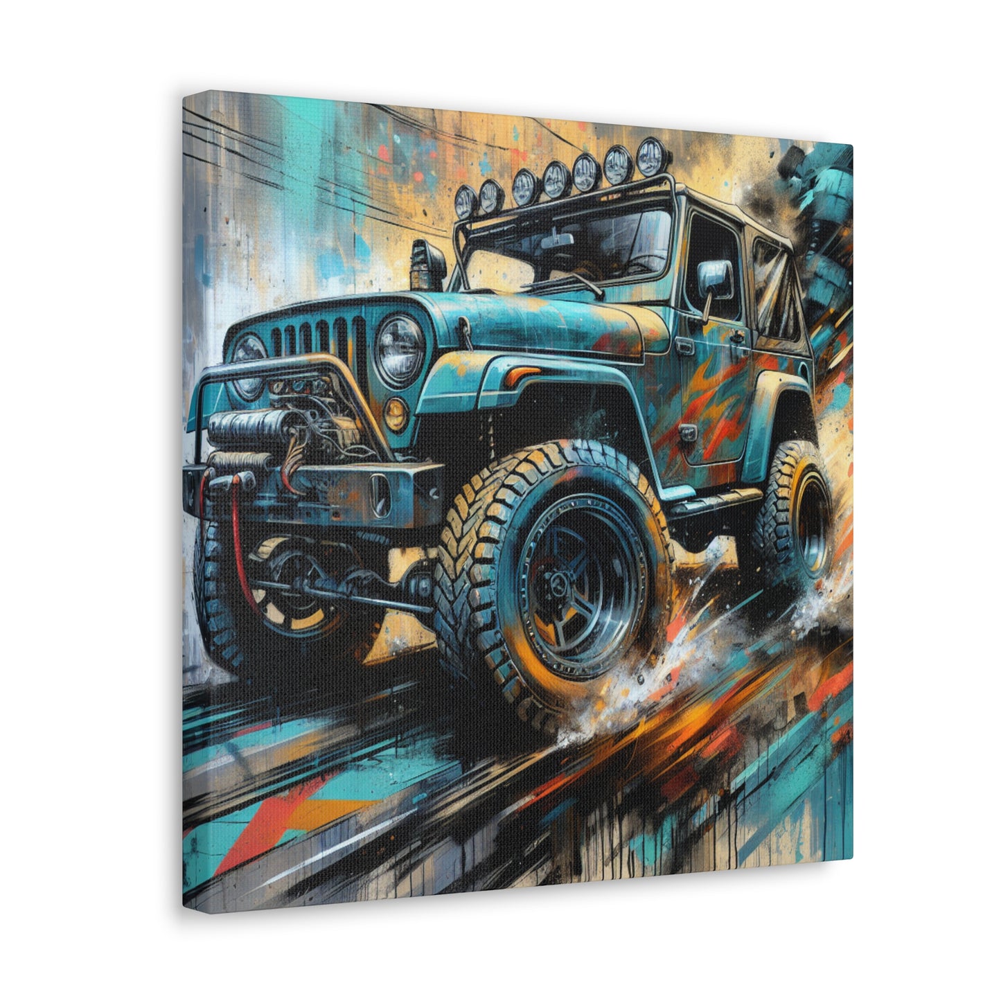 "Urban Jungle Adventure" - Canvas