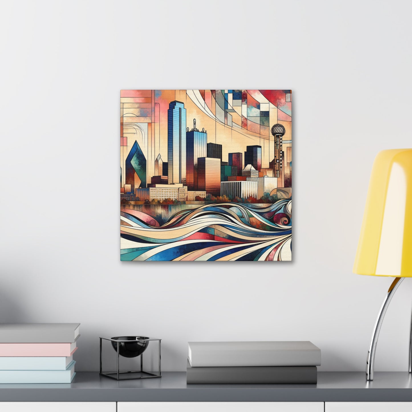 "Dallas Symphony of Contrasts" - Canvas