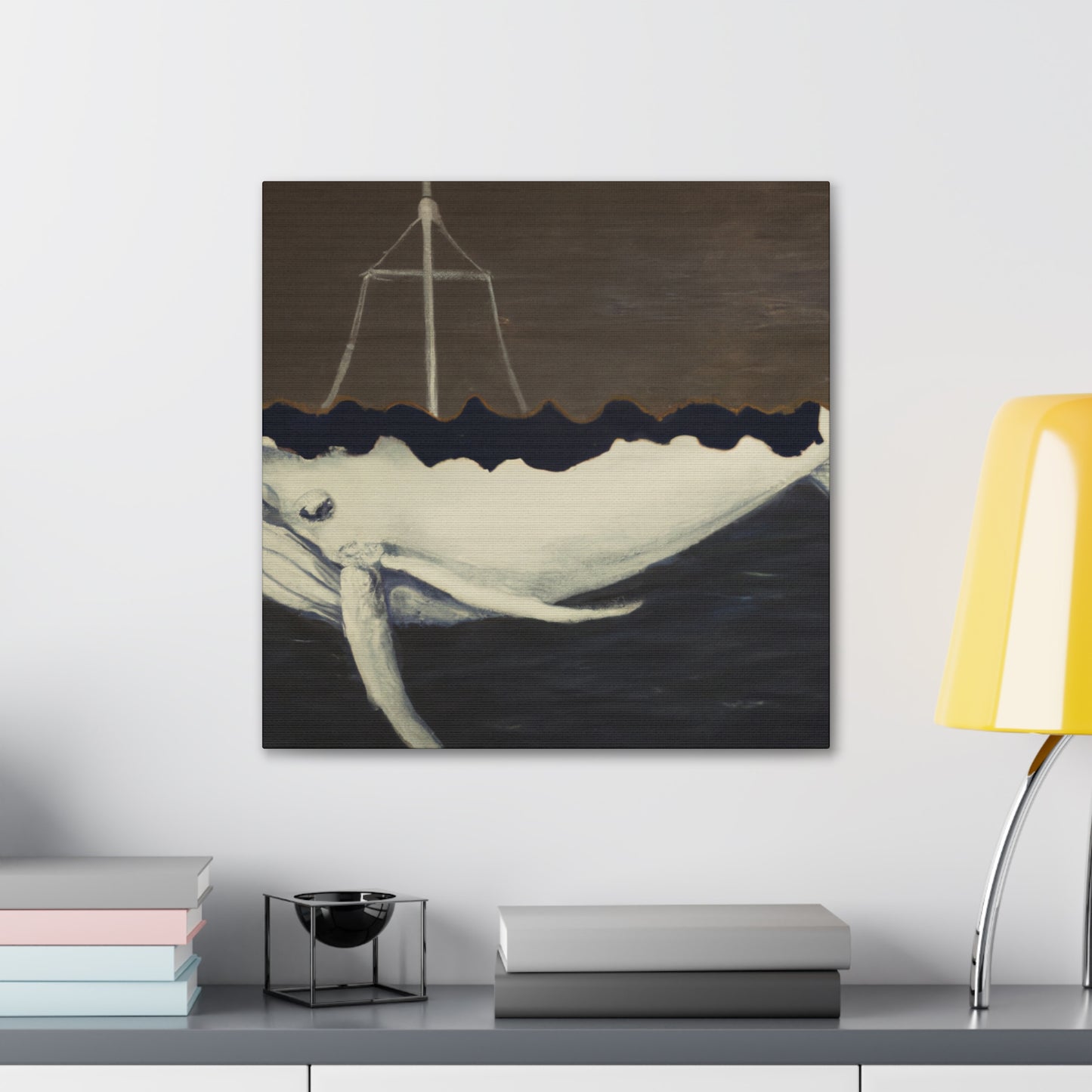 Whale in Reflection - Canvas