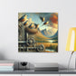 Enchanting Avian Abodes - Canvas