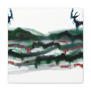 Deer in Abstraction - Canvas