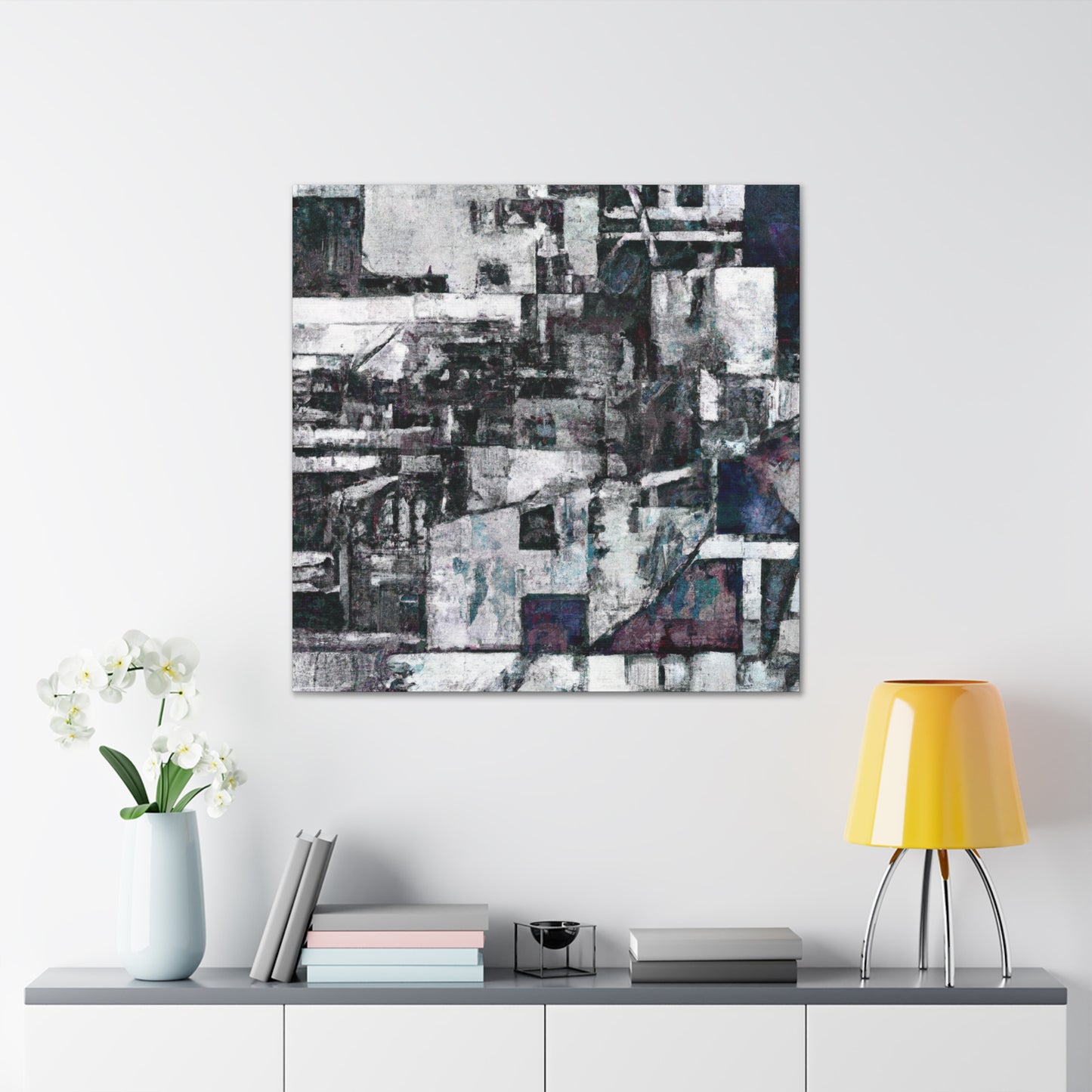 "Brutalist Expression Intrigue" - Canvas