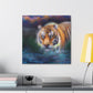 Tiger Roaring Redux - Canvas