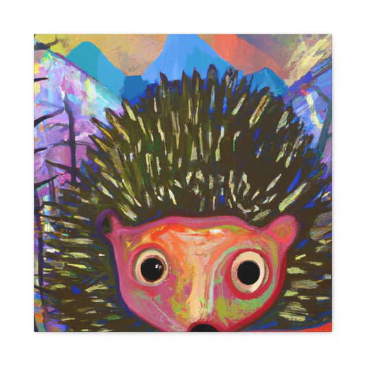 "Hedgehog in Abstraction" - Canvas