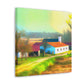 "Farmhouse of Seasons" - Canvas