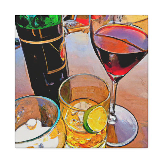 "Inebriated Evening Repast" - Canvas