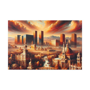 Gilded City Oasis Desire - Canvas