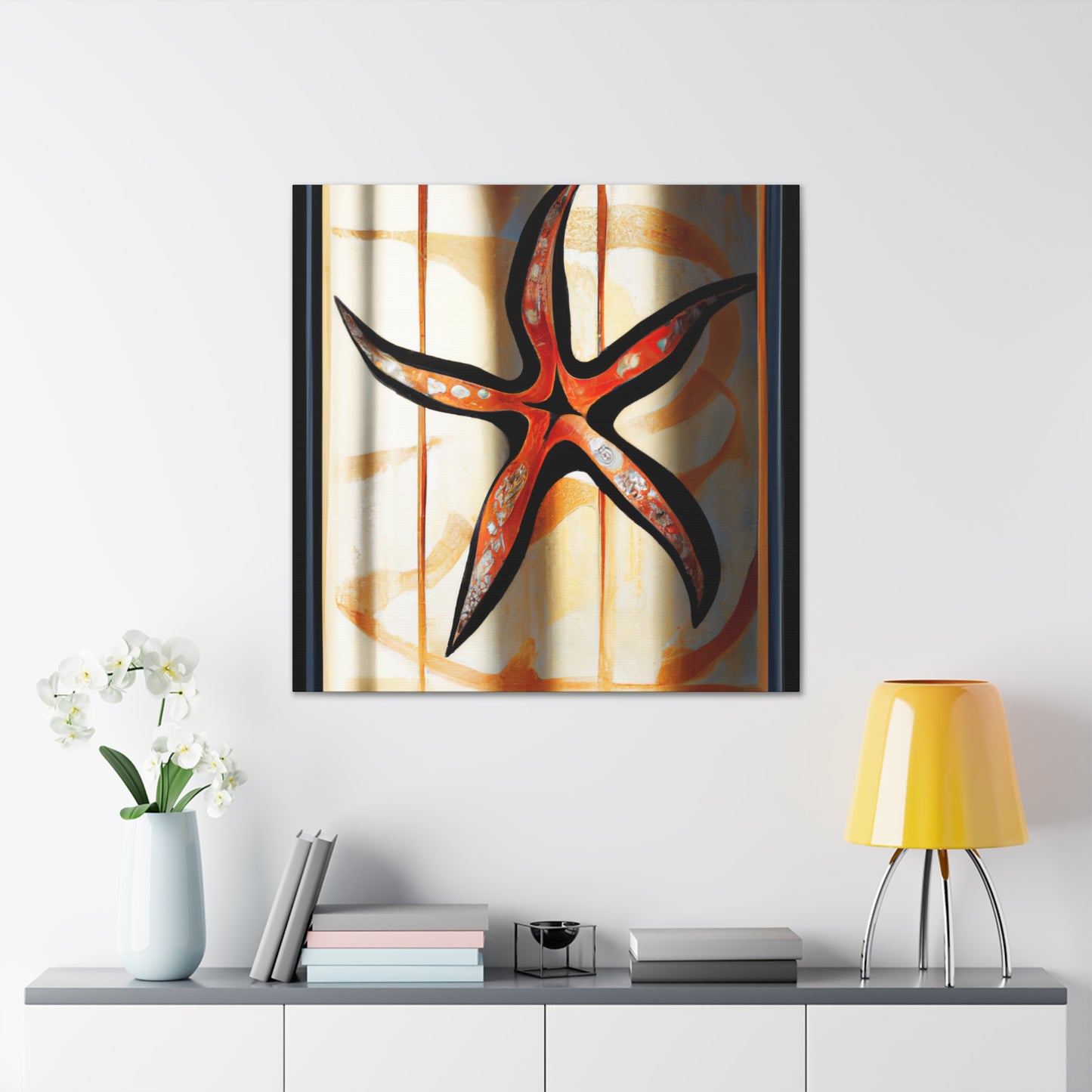 "Starfish at Sunset" - Canvas