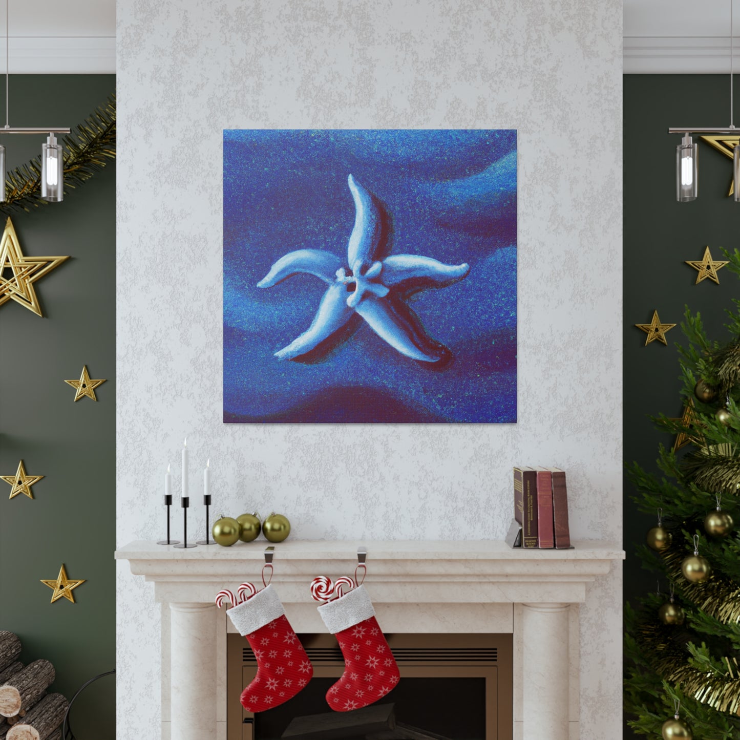 "Starfish Celestial Dance" - Canvas