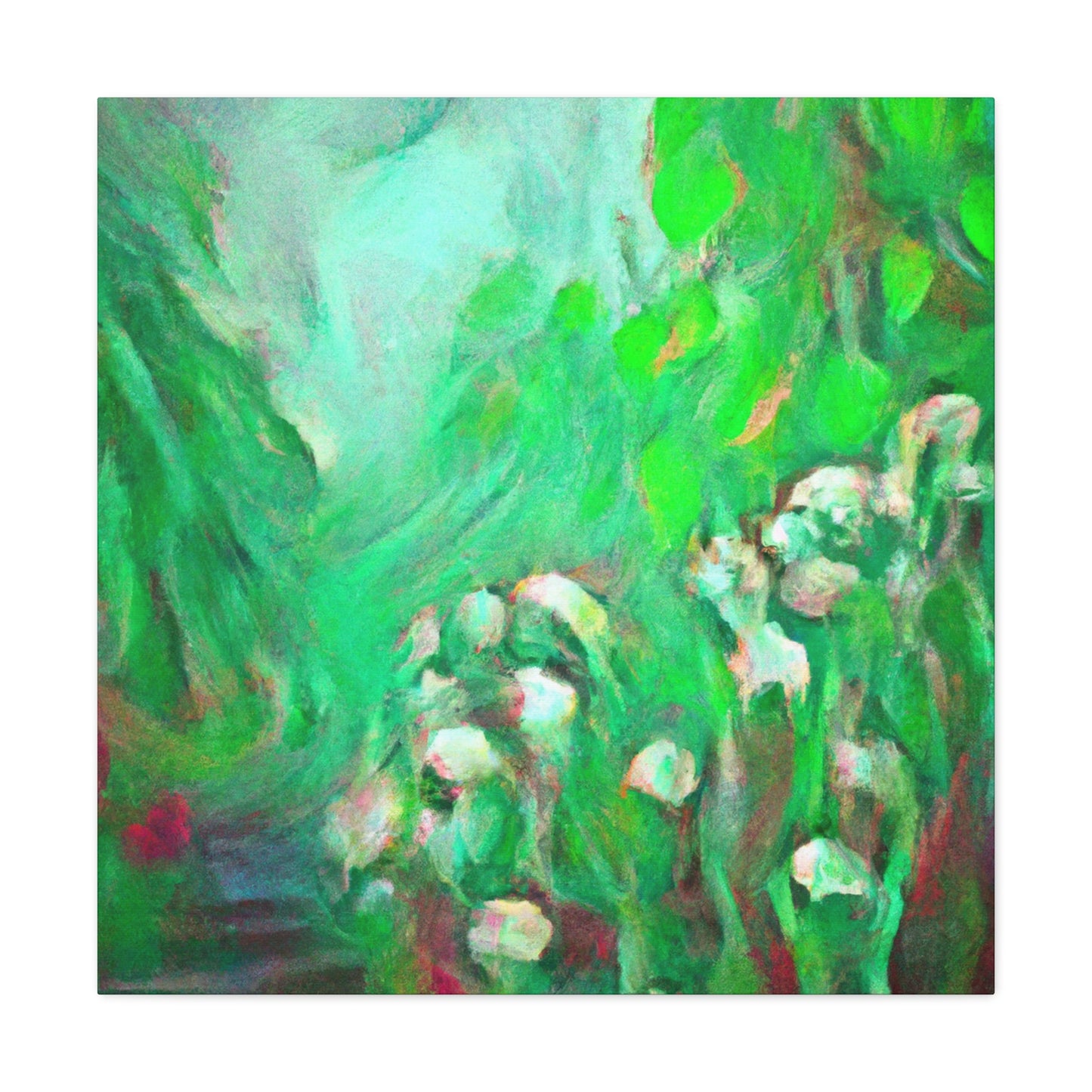 Jasmine in Abstract Form - Canvas