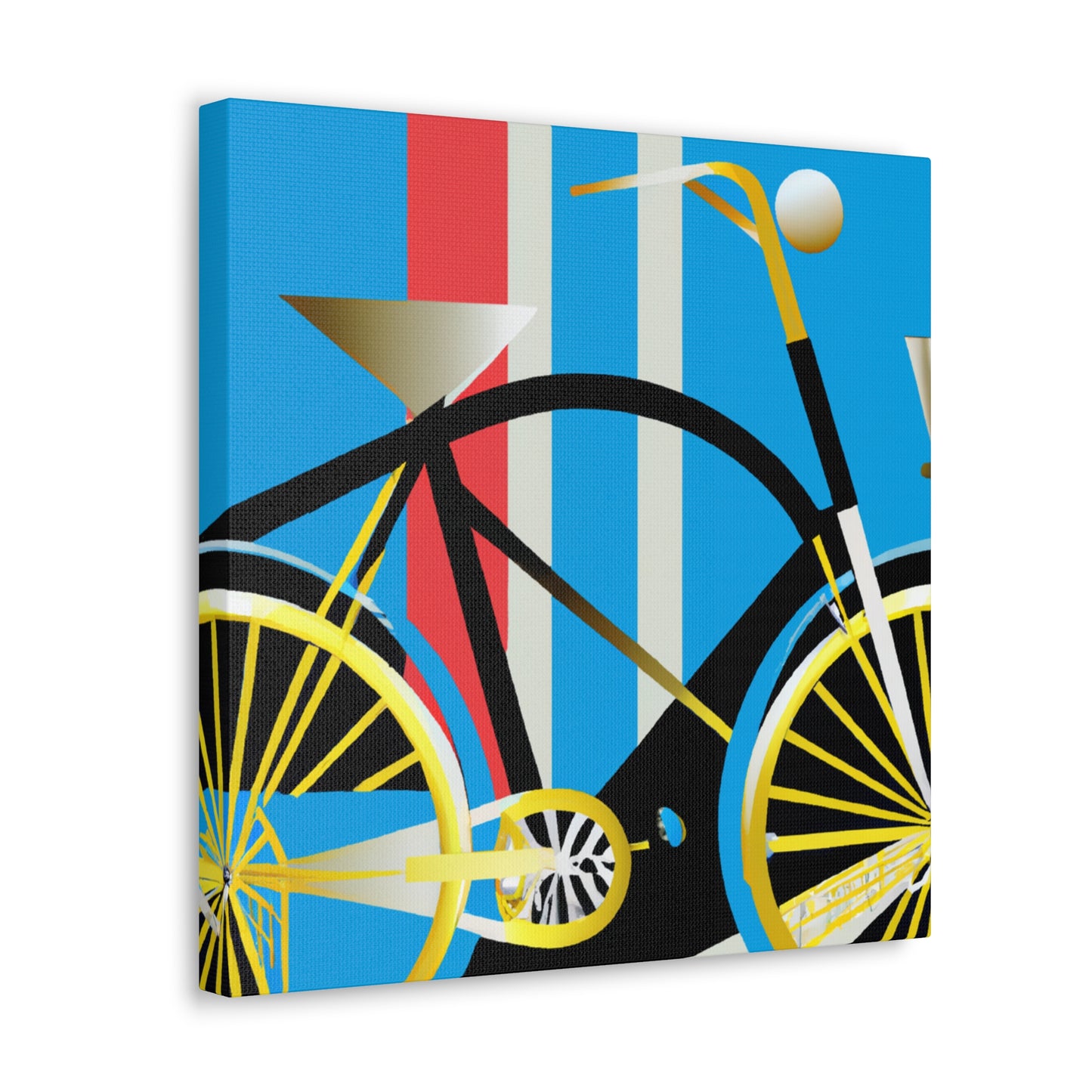 Bicycling Through Deco - Canvas