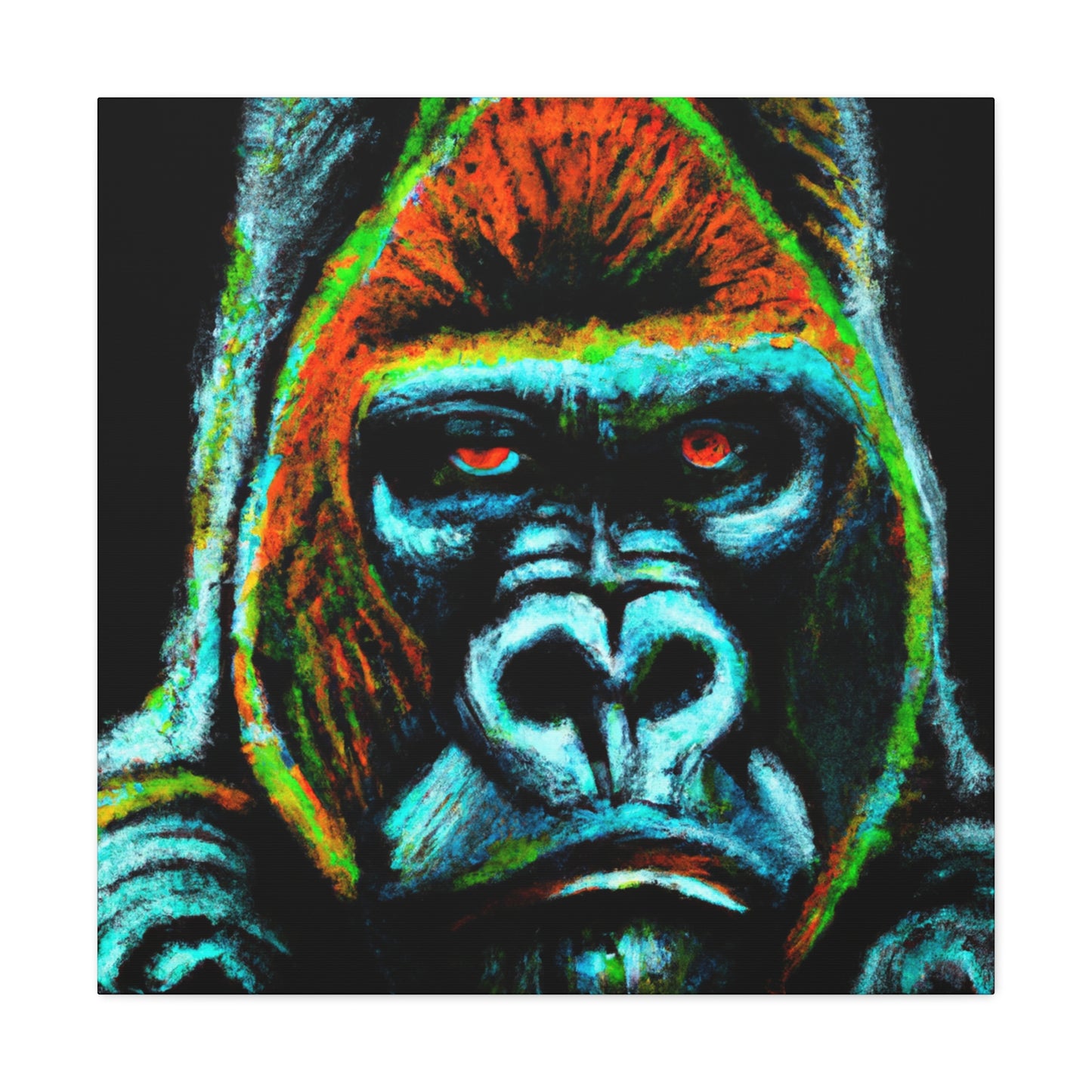 "Gorilla in the Wilderness" - Canvas