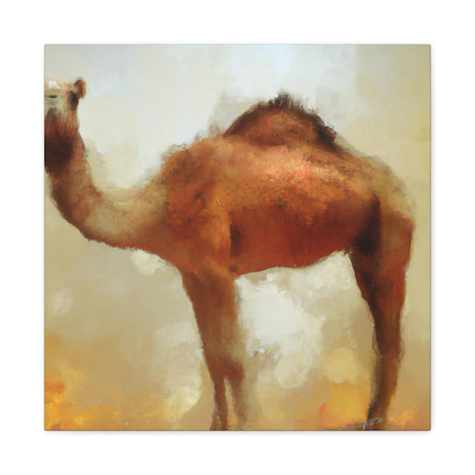 "Desert Camel Impressionism" - Canvas