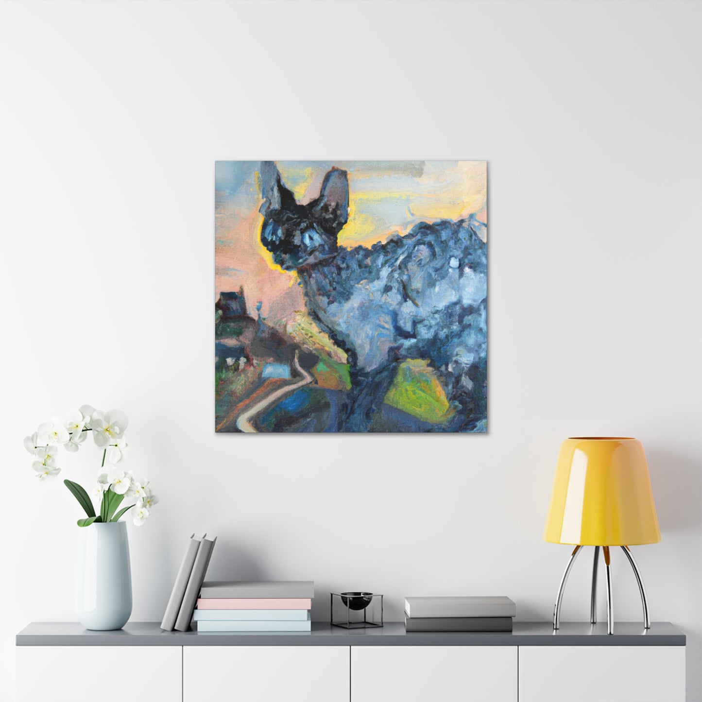 "Purrfect Feline Frivolity" - Canvas