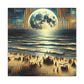 Celestial Nocturnal Revelry - Canvas