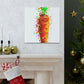 Carrots in Pointillism - Canvas