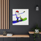 Snowboarding Thrill Ride - Canvas