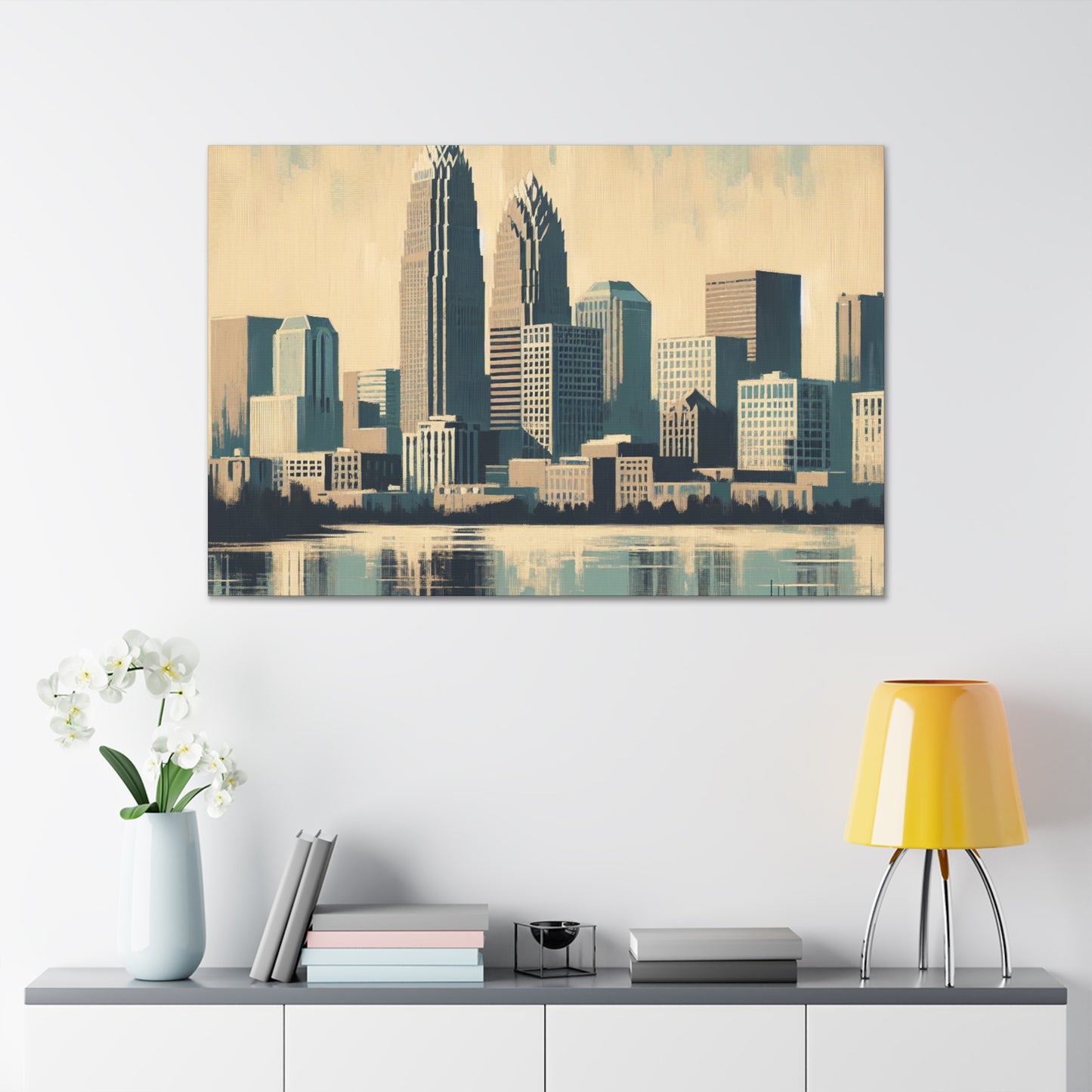 "Southern City Whispers" - Canvas