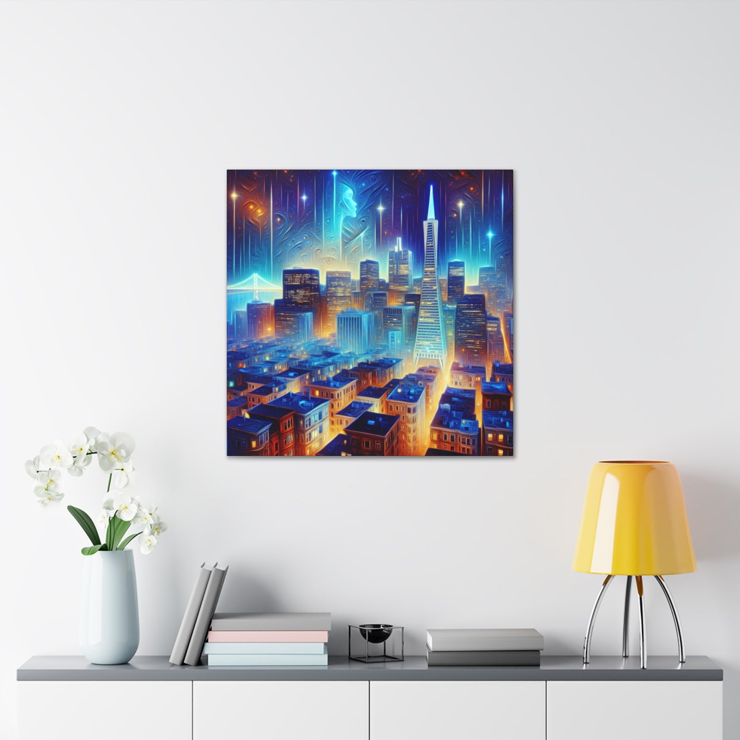 Mystical City Reverie - Canvas