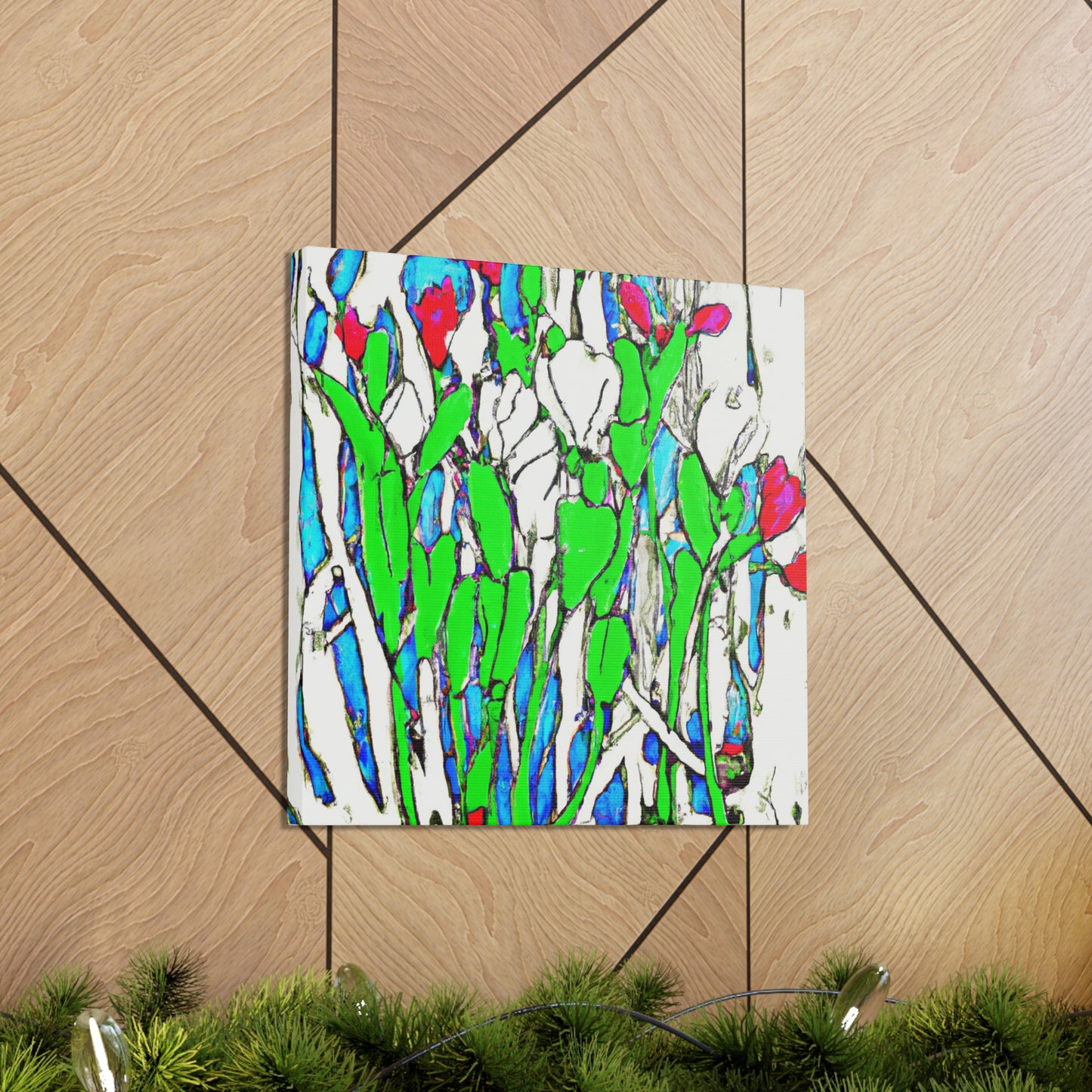 "Tulip Dreamscape Abstraction" - Canvas