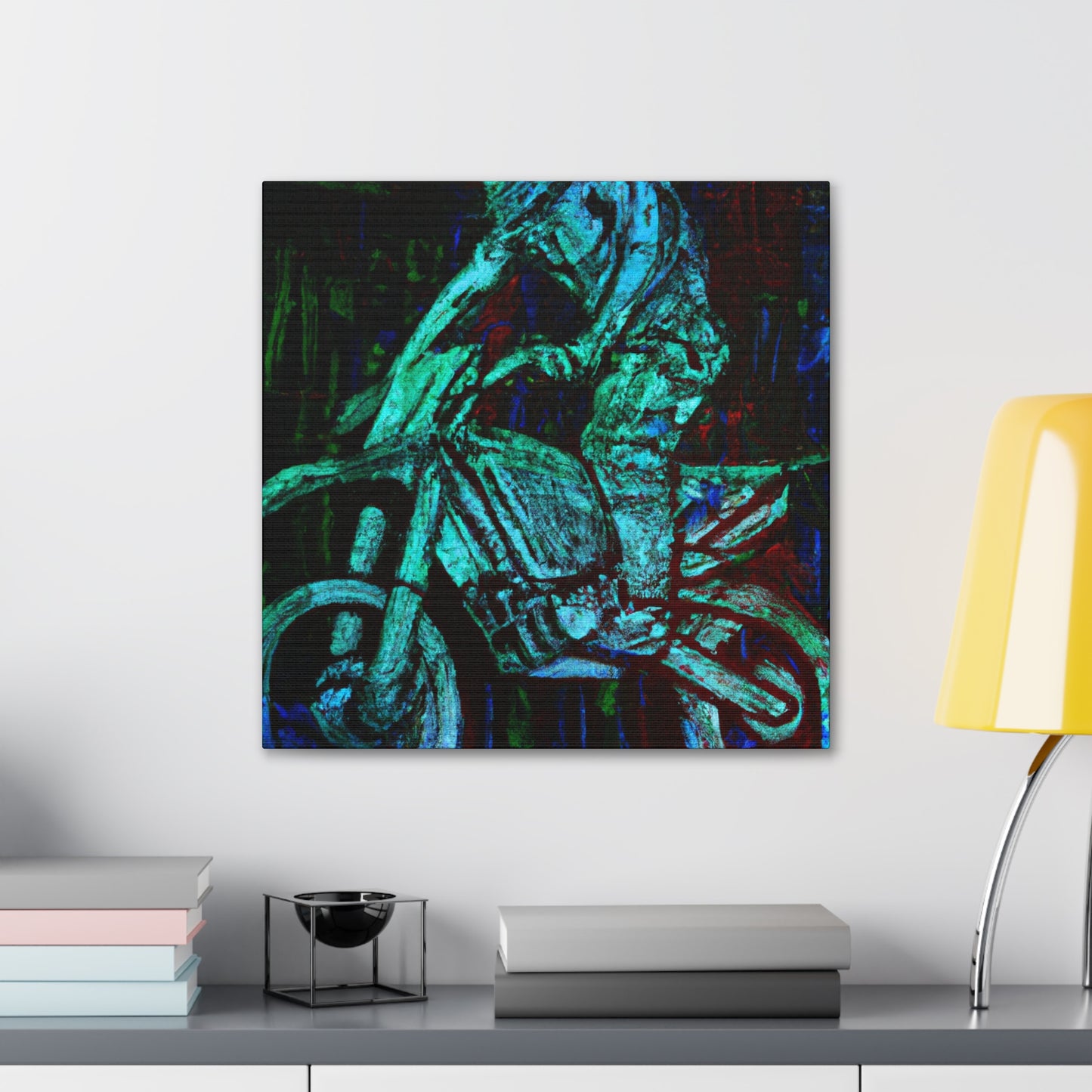 Motorcycle Racing Radiance - Canvas