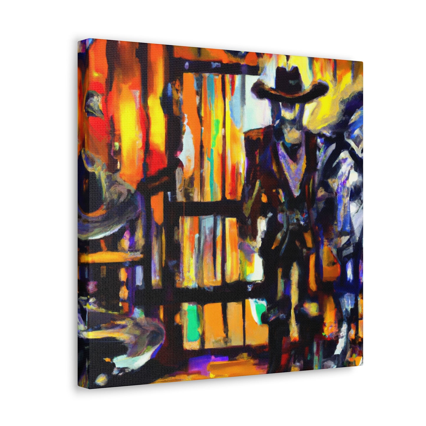 Saloon in Impressionism - Canvas