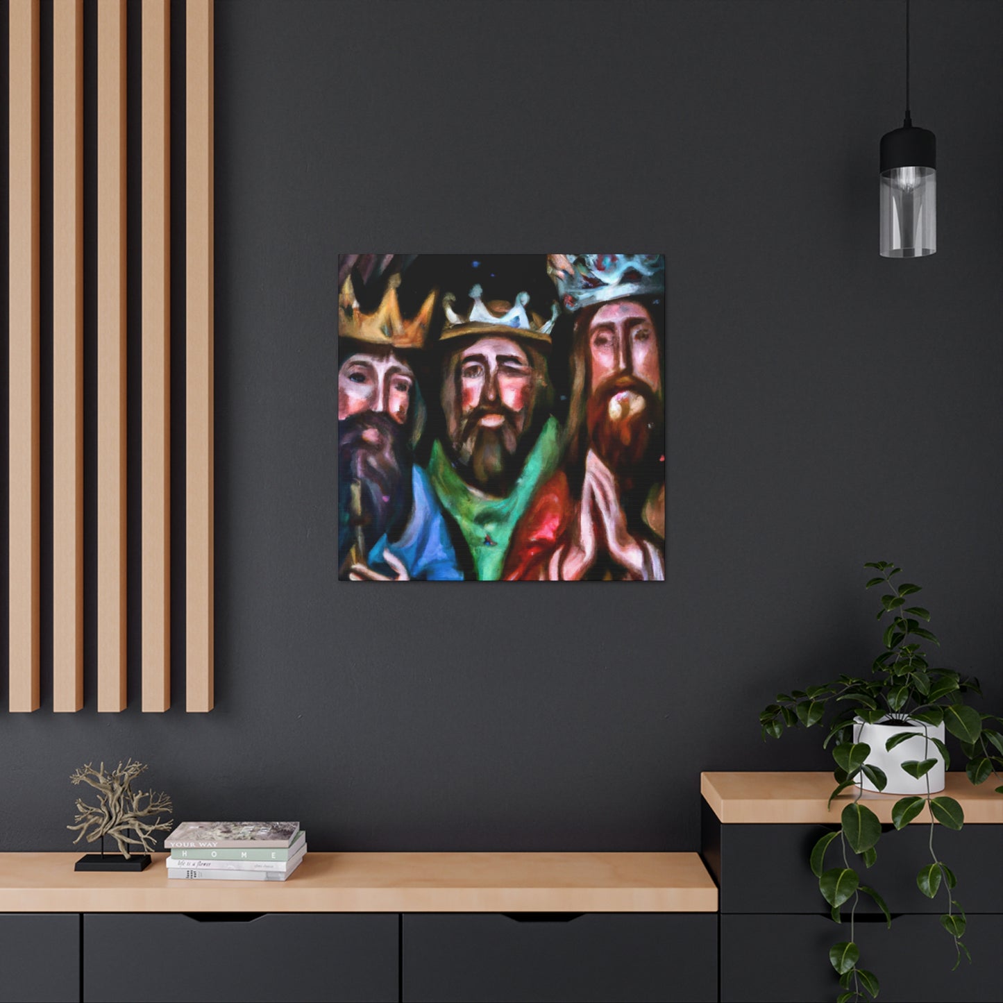 Wise Men's Journey Home - Canvas