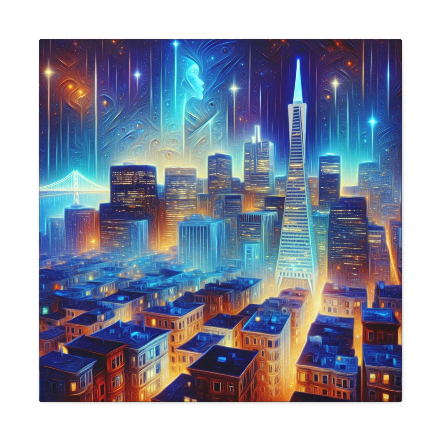 Mystical City Reverie - Canvas