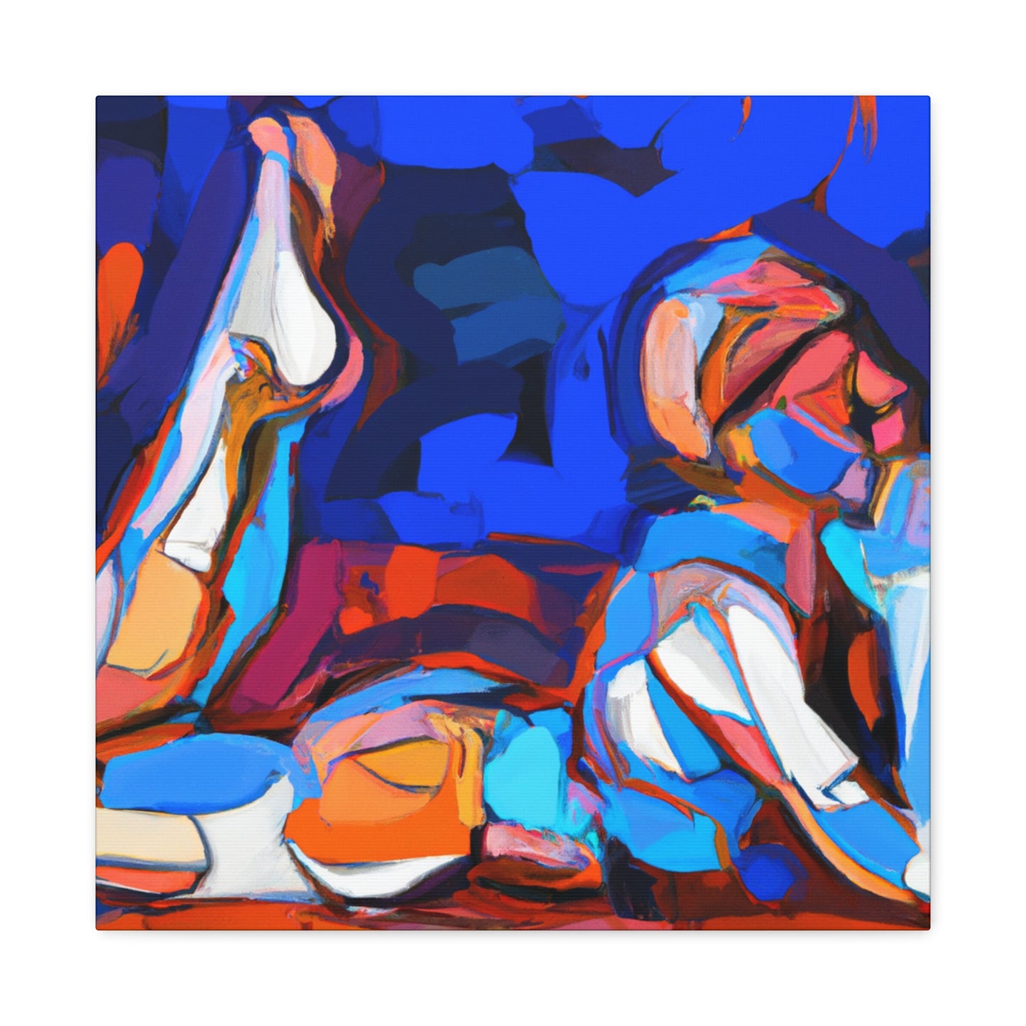 Yoga in Expressionism - Canvas