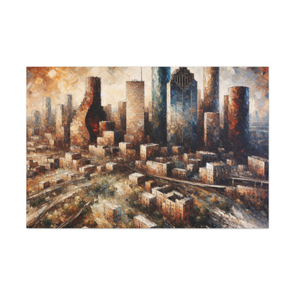 Ethereal Metropolis Awakening - Canvas