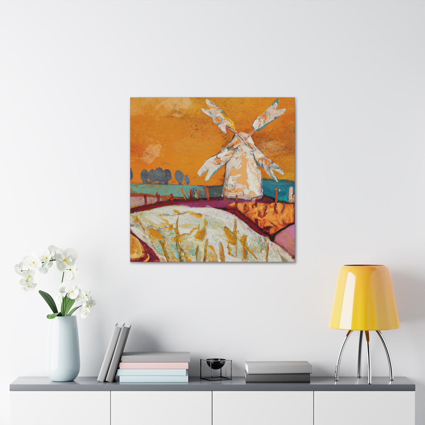 Windmill In Motion - Canvas