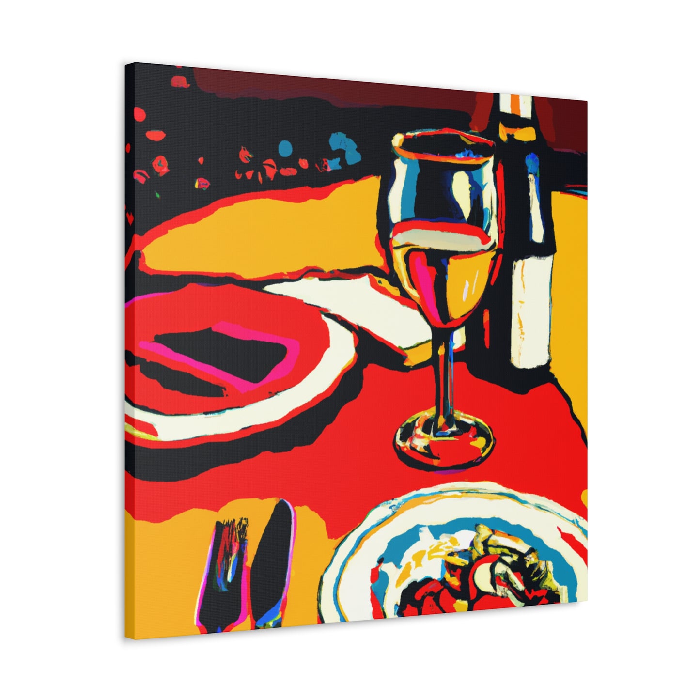 "Dining In Splendor." - Canvas