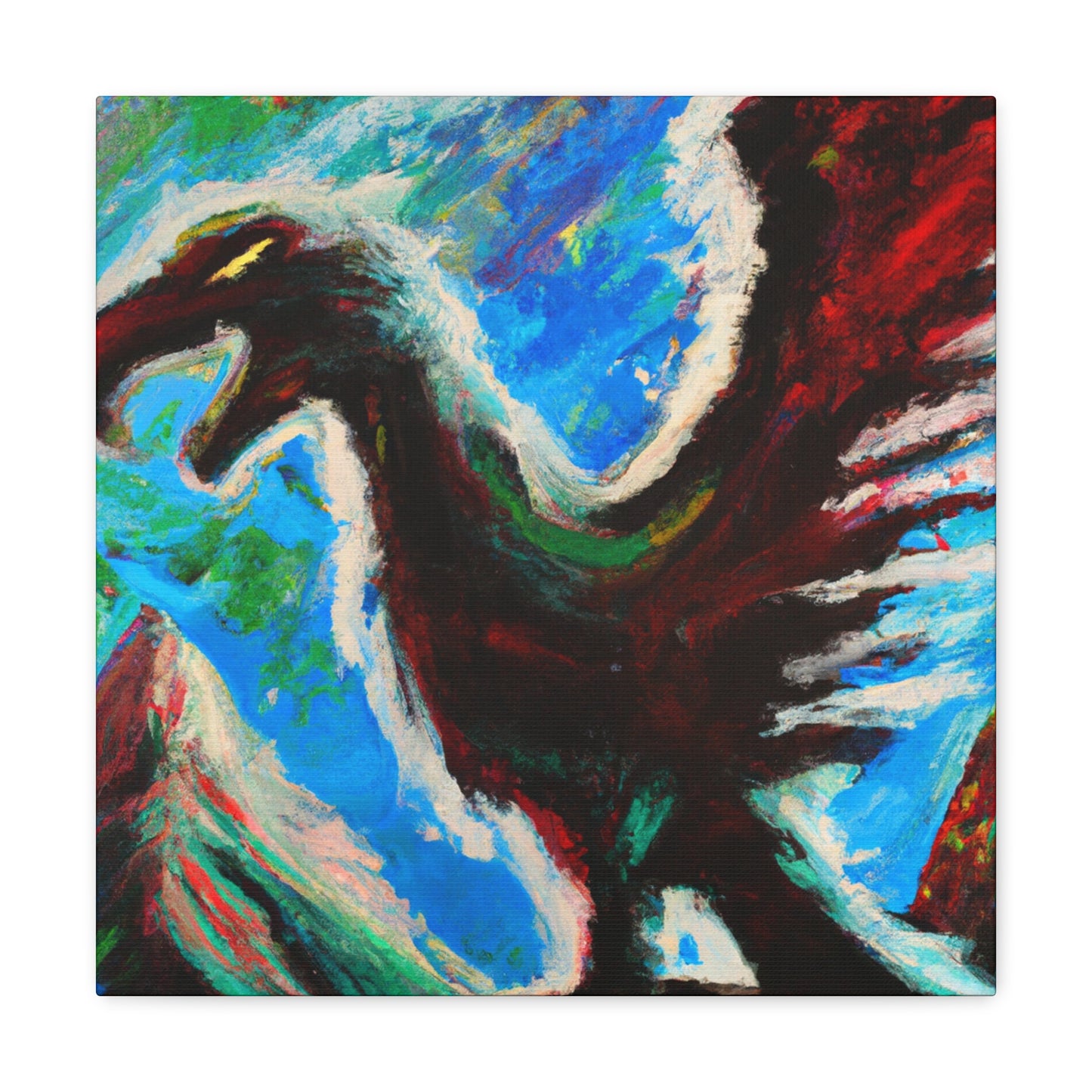 "Condor in Flight Below" - Canvas